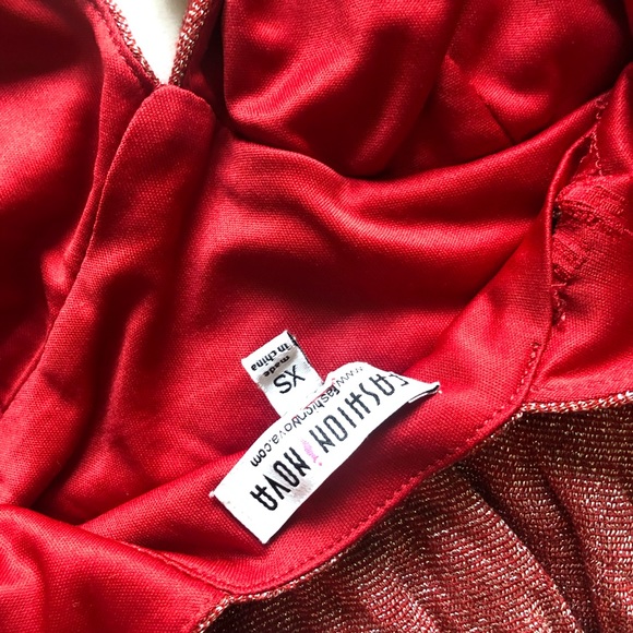 Fashion Nova Sparkly Mini Top - Picture 1 of 2